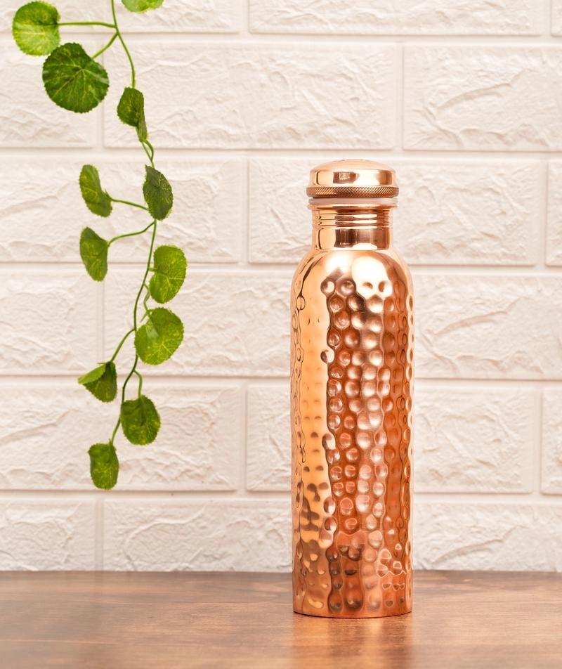 Copper Hammered bottle