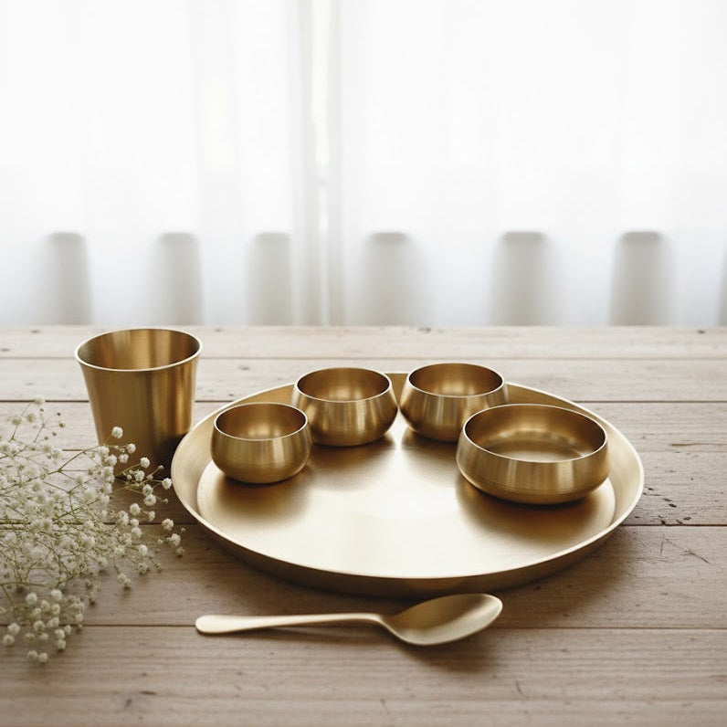 Cameo Bronze thali set