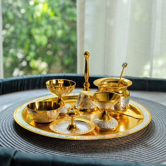 Brass Pooja Thali