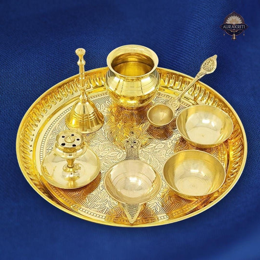 Brass Pooja Thali