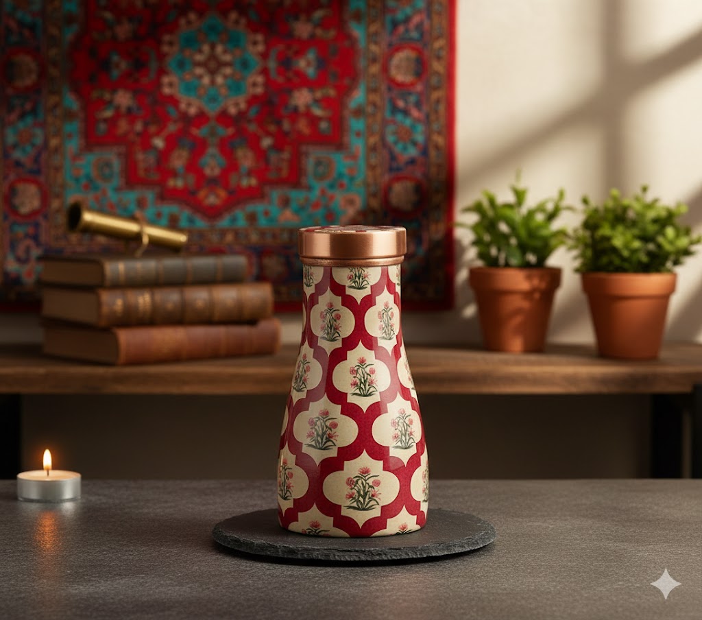 Printed copper Room jar