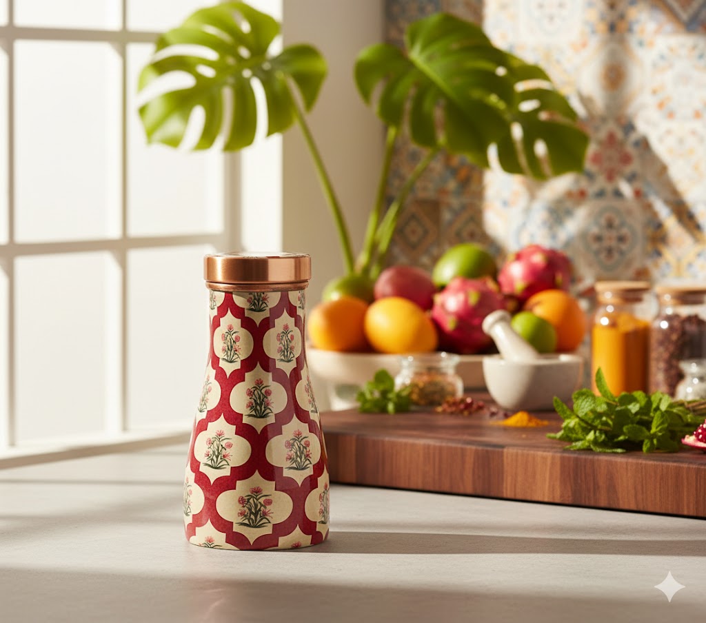 Printed copper Room jar