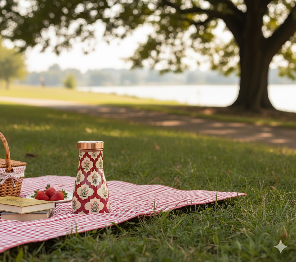 Printed copper Room jar