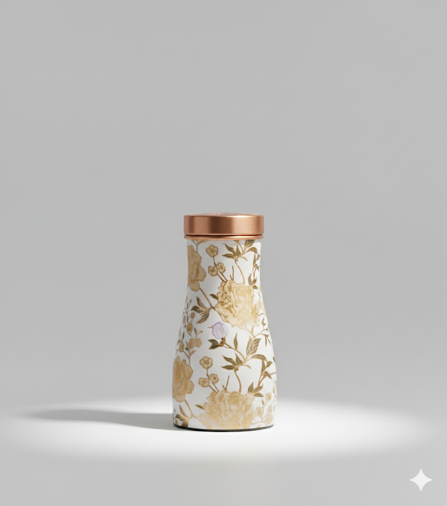 Copper Floral Room jar